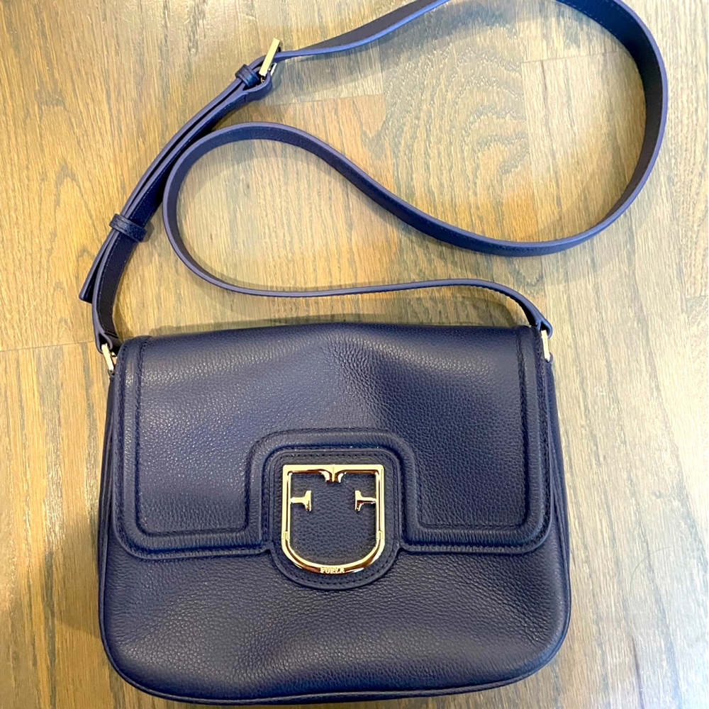 EUC Navy Furla Purse
